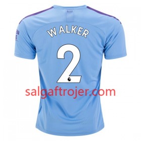 Manchester City Fodboldtrøjer Walker 2 Hjemmebanesæt 2019/20 Kort ærmer